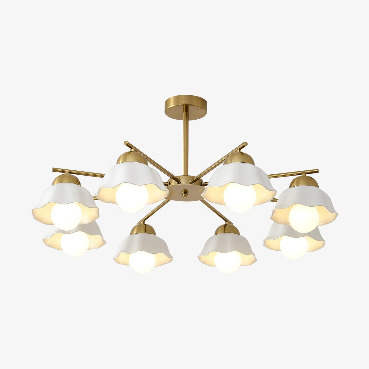 Zasila Nordic Art Flower Shade Ceramics Lustre