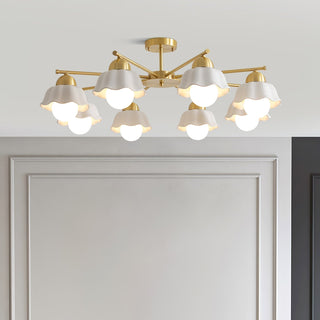 Zasila Nordic Art Flower Shade Ceramics Lustre