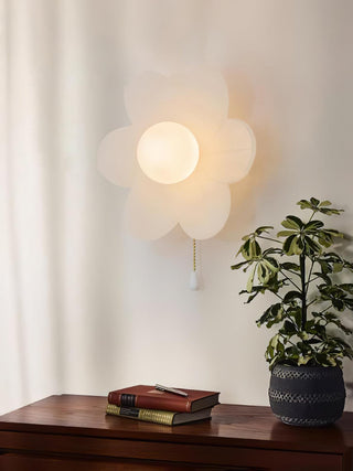 Acroma Nordic Art Fleurs Résine Applique Murale-Luire