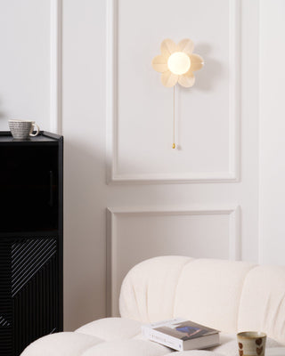 Acroma Nordic Art Fleurs Résine Applique Murale-Luire