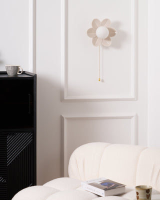 Acroma Nordic Art Fleurs Résine Applique Murale-Luire