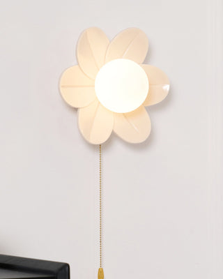 Acroma Nordic Art Fleurs Résine Applique Murale-Luire