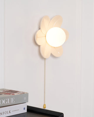 Acroma Nordic Art Fleurs Résine Applique Murale-Luire