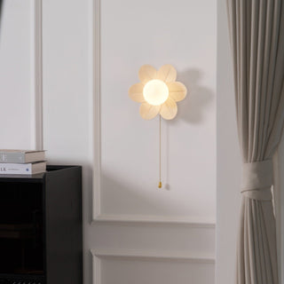 Acroma Nordic Art Fleurs Résine Applique Murale-Luire