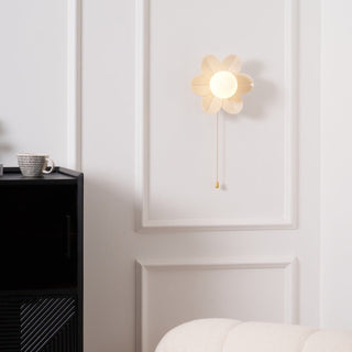 Acroma Nordic Art Fleurs Résine Applique Murale-Luire