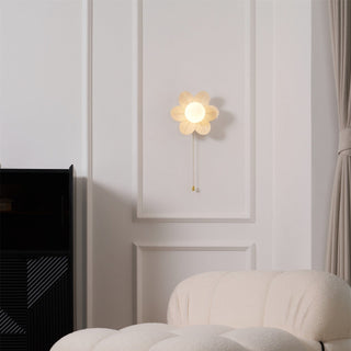 Acroma Nordic Art Fleurs Résine Applique Murale-Luire