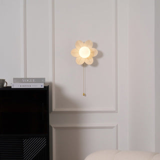Acroma Nordic Art Fleurs Résine Applique Murale-Luire