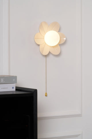 Acroma Nordic Art Fleurs Résine Applique Murale-Luire
