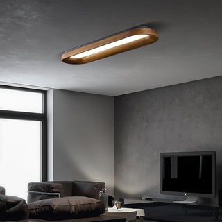 Zatalel Plafonnier Bois Nuage Minimaliste