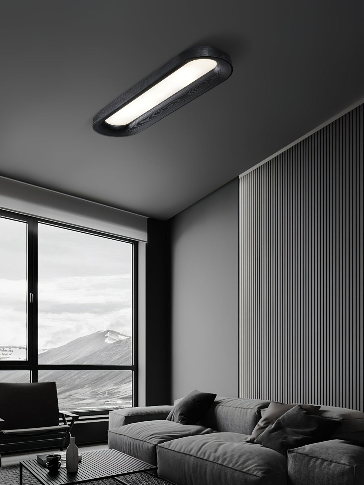 Zatalel Plafonnier Bois Nuage Minimaliste