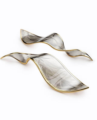 Lustra Lustre Feuille Cascadant Luxe