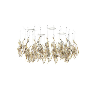 Velelora Lustre Cascading Leaf Luxe