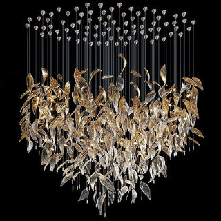 Lustra Lustre Feuille Cascadant Luxe