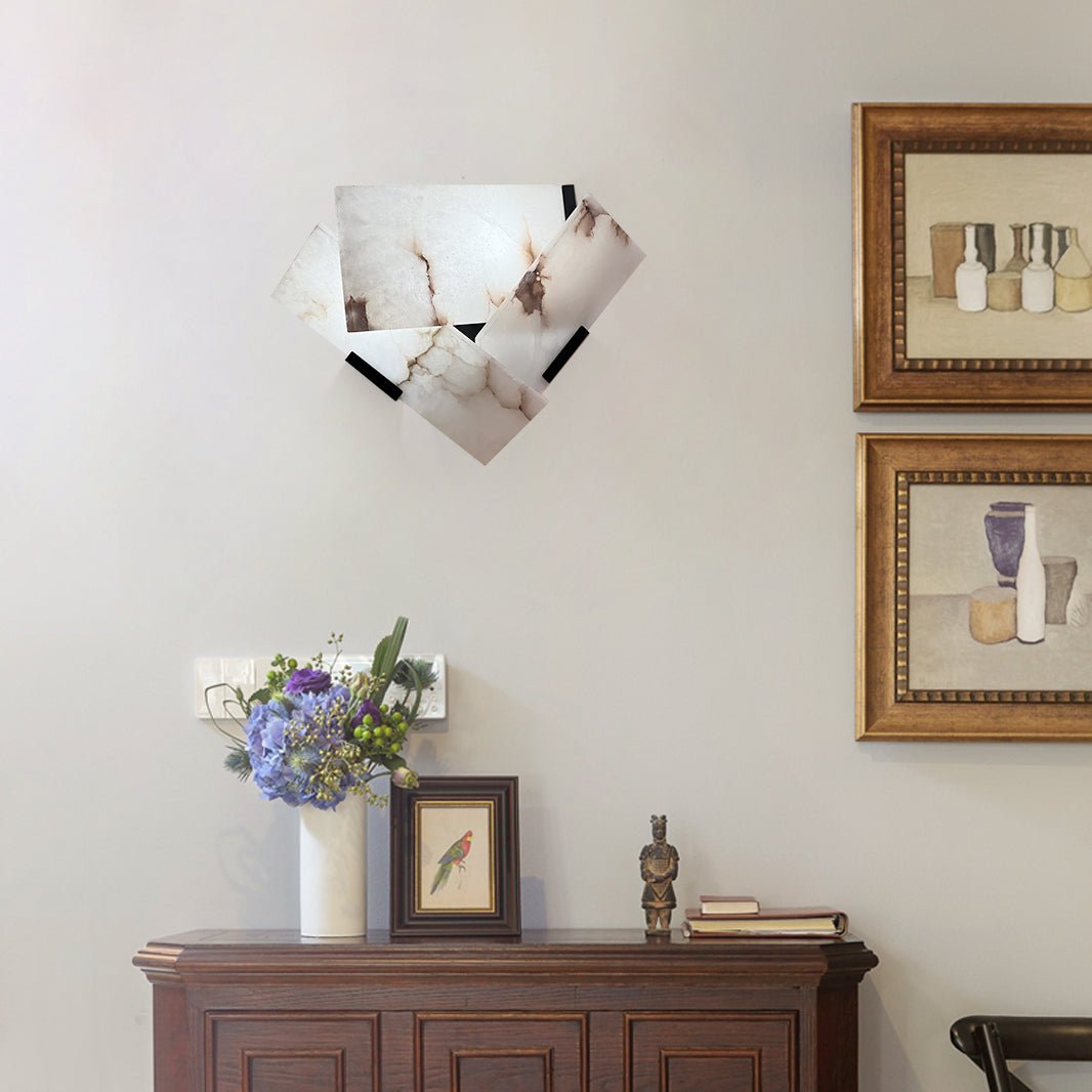 Eireeria Applique Murale en Albâtre