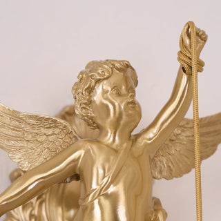 Aged Applique Murale en Verre Ange Volant