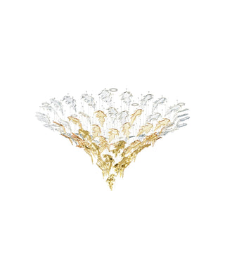 Cosolion Lustre en Verre Clair Ambre en Forme d'Oiseau