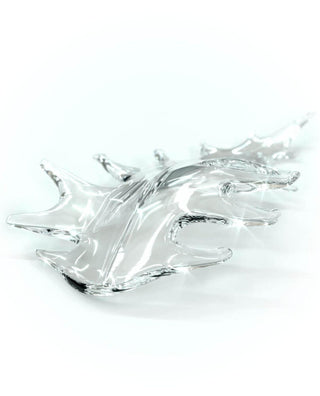 Cosolion Lustre en Verre Clair Ambre en Forme d'Oiseau