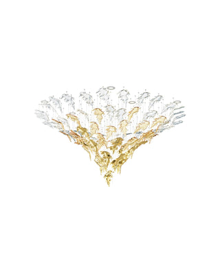 Cosolion Lustre en Verre Clair Ambre en Forme d'Oiseau