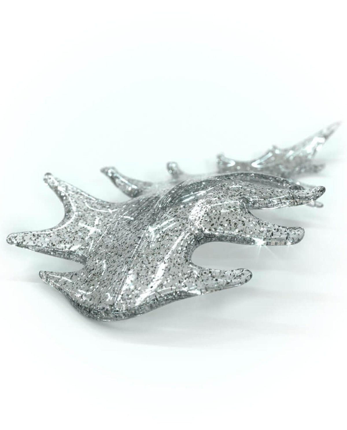 Cosolion Lustre en Verre Clair Ambre en Forme d'Oiseau