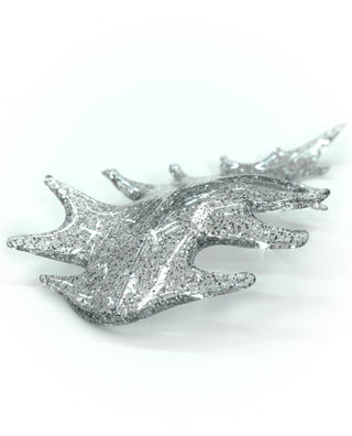 Cosolion Lustre en Verre Clair Ambre en Forme d'Oiseau