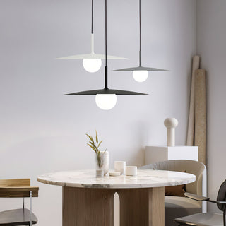 Lustra Suspension Lampe Abat-jour Plat pour Salon