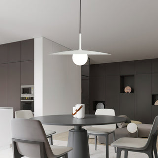 Lustra Suspension Lampe Abat-jour Plat pour Salon