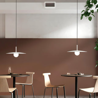 Lustra Suspension Lampe Abat-jour Plat pour Salon