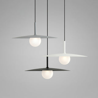 Lustra Suspension Lampe Abat-jour Plat pour Salon