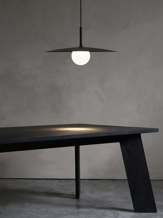 Lustra Suspension Lampe Abat-jour Plat pour Salon
