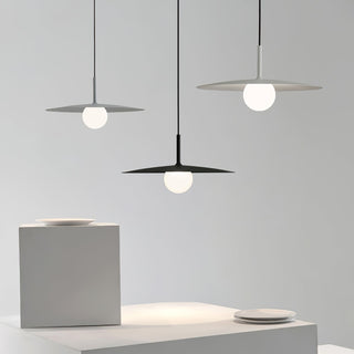 Lustra Suspension Lampe Abat-jour Plat pour Salon