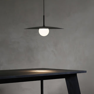 Lustra Suspension Lampe Abat-jour Plat pour Salon