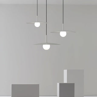 Lustra Suspension Lampe Abat-jour Plat pour Salon