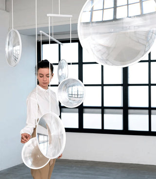 Veloria Suspension Artistique en Verre