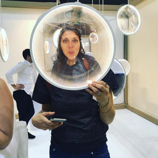 Veloria Suspension Artistique en Verre