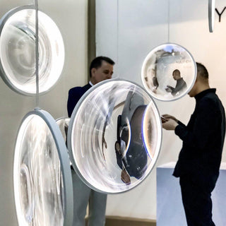 Veloria Suspension Artistique en Verre