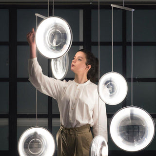 Veloria Suspension Artistique en Verre