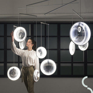 Veloria Suspension Artistique en Verre