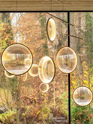 Veloria Suspension Artistique en Verre