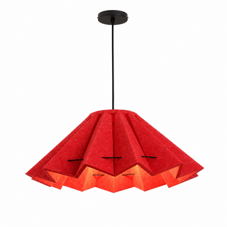 Fold Acoustic Felt Pleated Pendant Lamp-Neutral Decor
