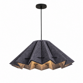Fold Acoustic Felt Pleated Pendant Lamp-Neutral Decor
