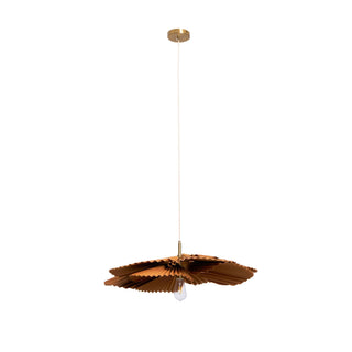 Lustra Suspension Lampe Feuille de Lotus en Papier Pliée Florale-Luire
