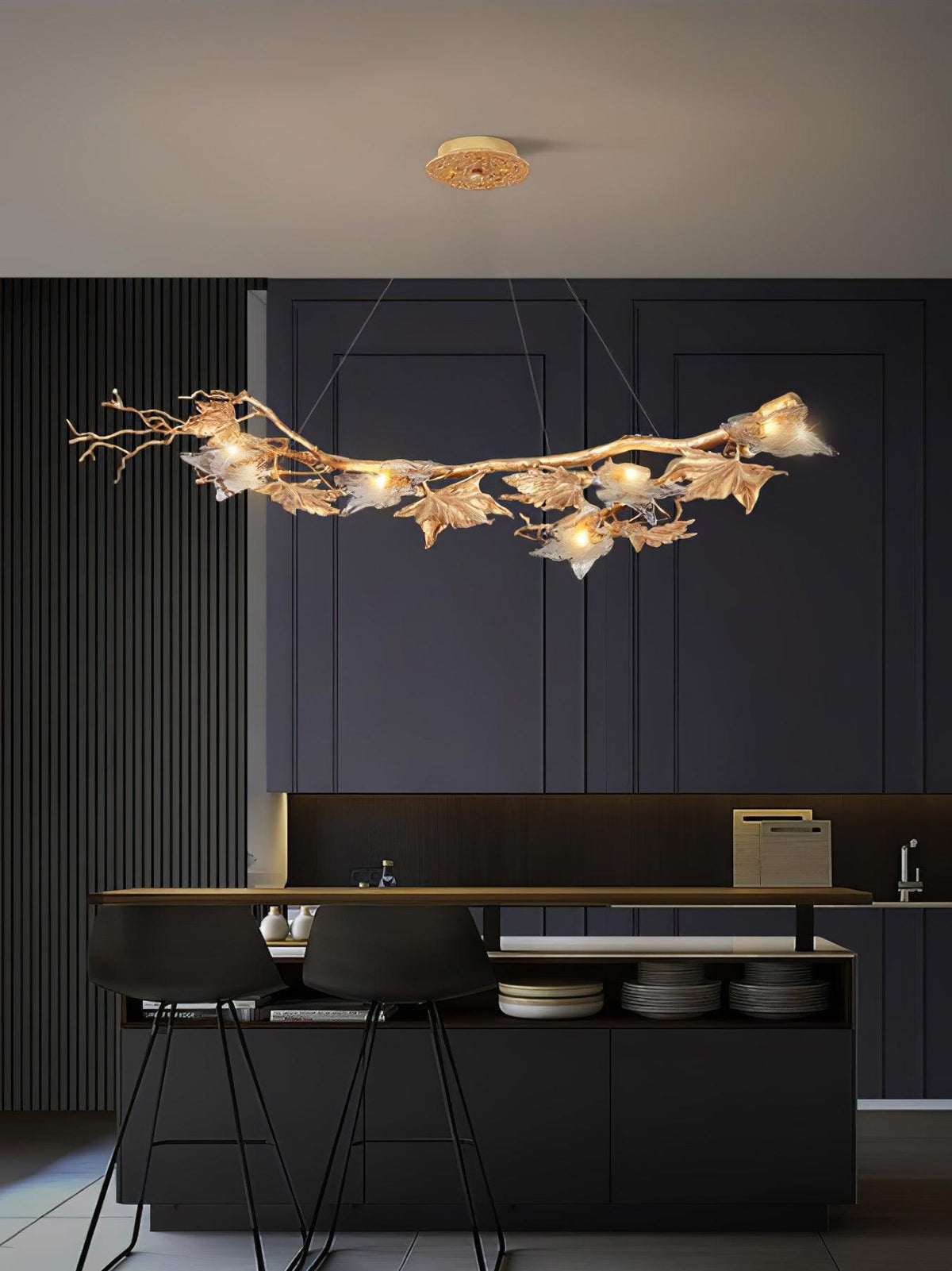 Abigail Suspension en Verre de Luxe