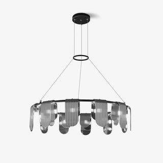Leo Lustre en Verre Moderne