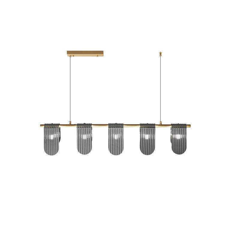 Leo Lustre en Verre Moderne