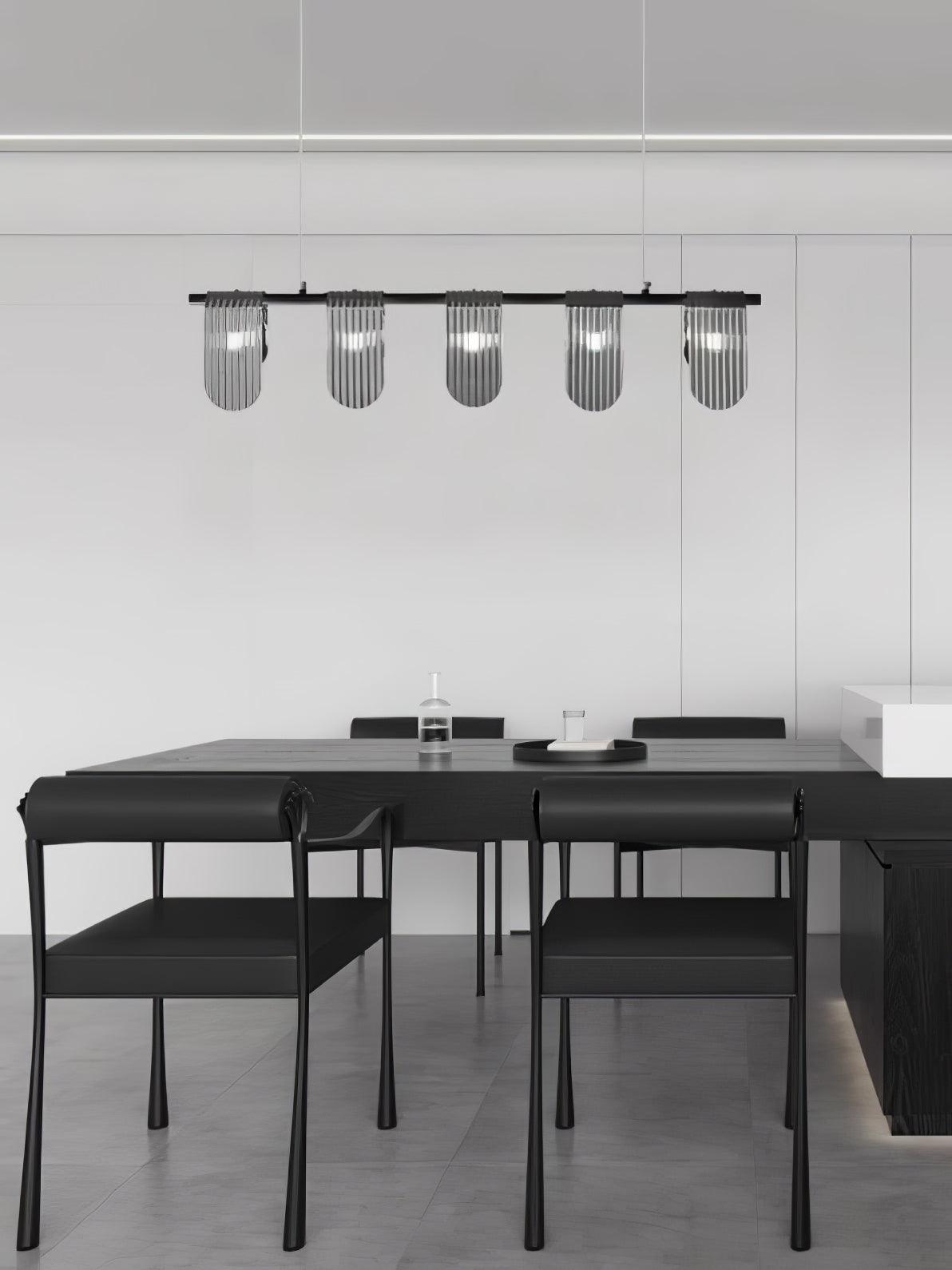 Leo Lustre en Verre Moderne