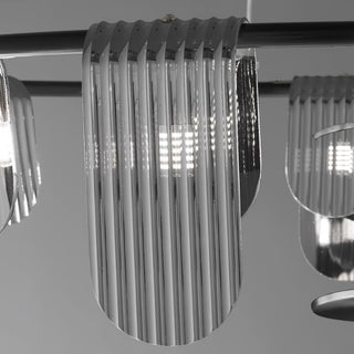 Leo Lustre en Verre Moderne