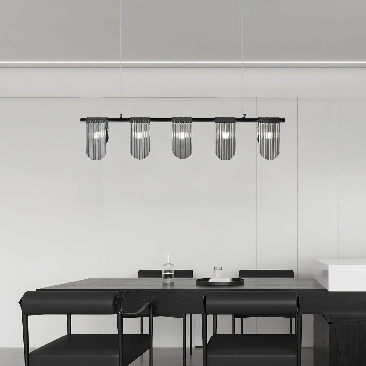 Leo Lustre en Verre Moderne