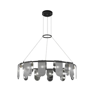 Leo Lustre en Verre Moderne