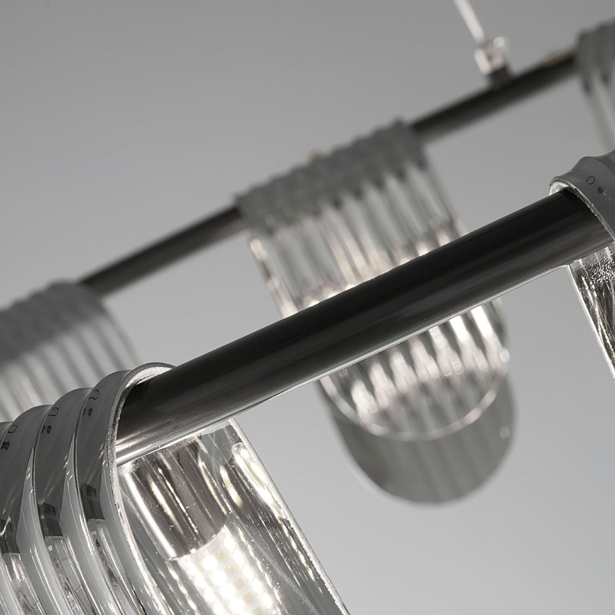 Leo Lustre en Verre Moderne