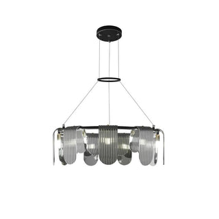Leo Lustre en Verre Moderne